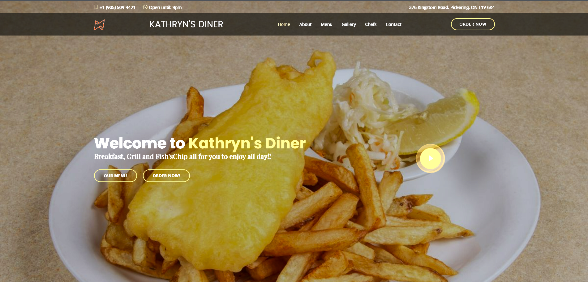 Restaurant Website